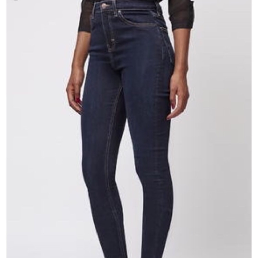 Topshop Tall Dark Ink Jamie Jeans NWT